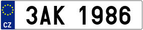 Truck License Plate